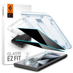Spigen GLAStR Privacy EZ Fit Screenprotector + Applicator Samsung Galaxy S24 Ultra