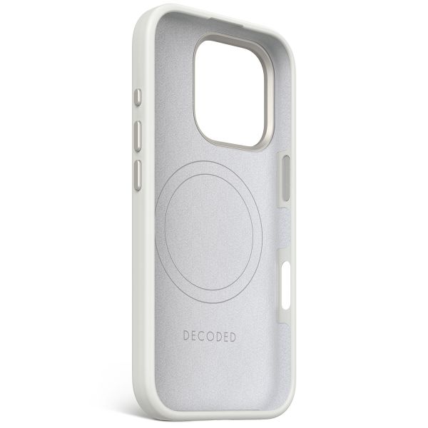 Decoded Silicone Backcover MagSafe Apple iPhone 16 Pro - Stone Grey