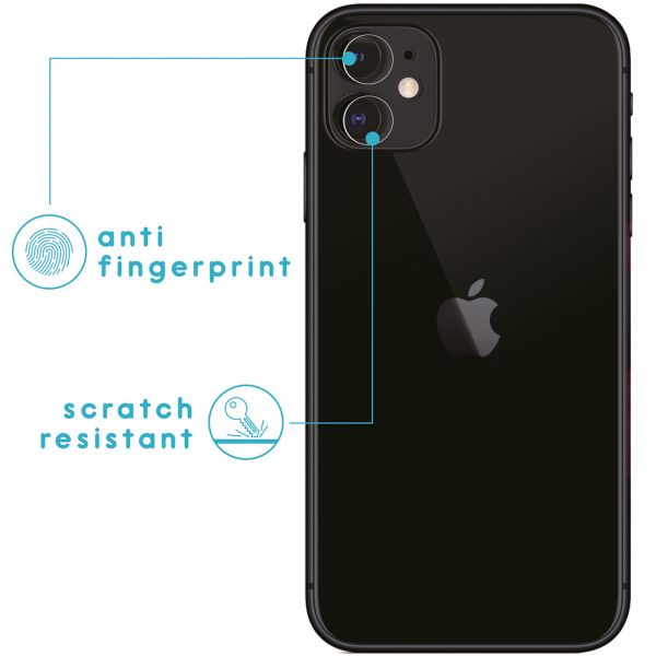 imoshion Screenprotector Folie 3 Pack + Camera Protector Glas Apple iPhone 11