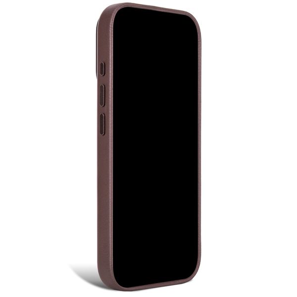 Decoded Leather Backcover MagSafe Apple iPhone 18 Pro / 17 Pro - Chocolate Brown
