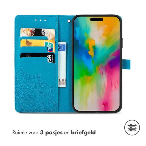 imoshion Mandala Bookcase Apple iPhone 17 - Turquoise