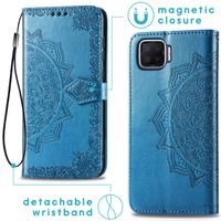 imoshion Mandala Bookcase Oppo A73 (5G) - Turquoise