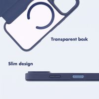imoshion Transparent Wallet Case with MagSafe Apple iPhone 18 Pro Max / 17 Pro Max - Blue