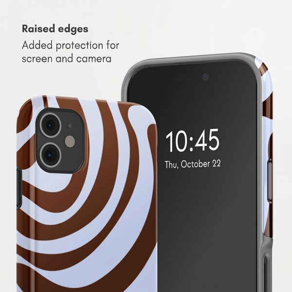 Selencia Vivid Back Cover Apple iPhone 11 - Dream Swirl Chocolate