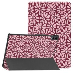 imoshion Design Trifold Bookcase Samsung Galaxy Tab S11 Ultra - Bloom Love Blush