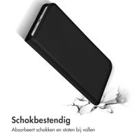 Accezz Premium Leather Slim Bookcase iPhone 14 Pro Max - Zwart