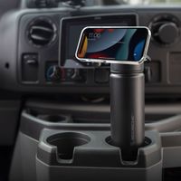 Scosche MagicMount Flask - Telefoonhouder - Insulated waterfles 650ML - MagSafe - Zwart
