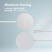 Accezz Wireless Charger USB-C - MagSafe and Qi2 Wireless Charger - 1 Metre - White