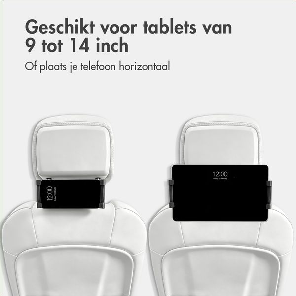 imoshion Hoofdsteun Tablethouder Auto - Zwart