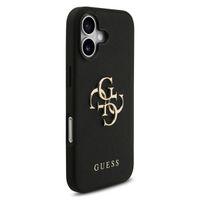 Guess Big 4G Logo Backcover Grained Apple iPhone 17 - Zwart