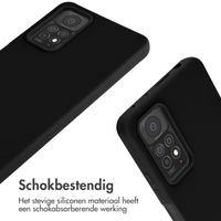 imoshion Siliconen hoesje met koord Xiaomi Redmi Note 11 Pro - Zwart