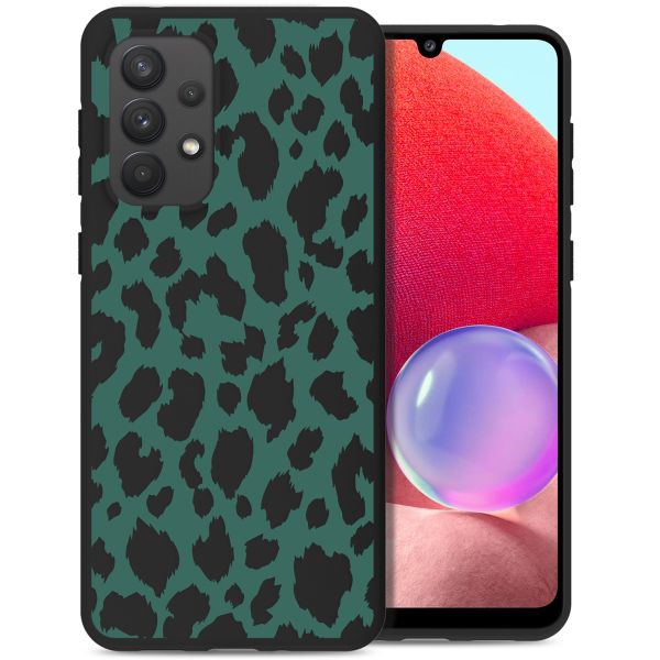 imoshion Design hoesje Samsung Galaxy A33 - Luipaard - Groen / Zwart