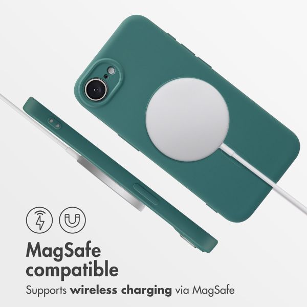 imoshion Colour Back Cover with MagSafe Apple iPhone 17e / 16e - Dark Green