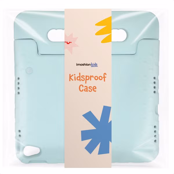 imoshion Kidsproof Backcover met handvat Apple iPad 11 (2025) 11 inch A16 / iPad 10 (2022) 10.9 inch - Soft Blue