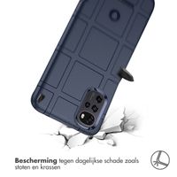 imoshion Rugged Shield Backcover Motorola Moto G22 / E32 / E32s - Donkerblauw