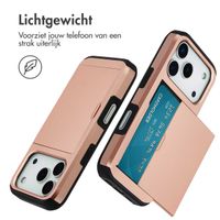 imoshion Backcover met pasjeshouder Apple iPhone 17 Pro - Rosé Goud