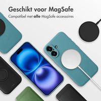 imoshion Color Backcover met MagSafe Apple iPhone 16 - Smoke Green