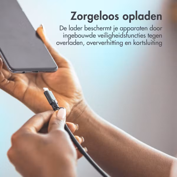 imoshion Wall Charger 18 Watt | USB-A - Zwart