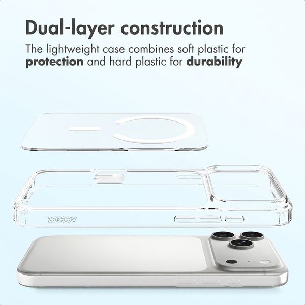 Accezz Xtreme Impact Backcover with MagSafe Apple iPhone 18 Pro Max / 17 Pro Max - Transparent