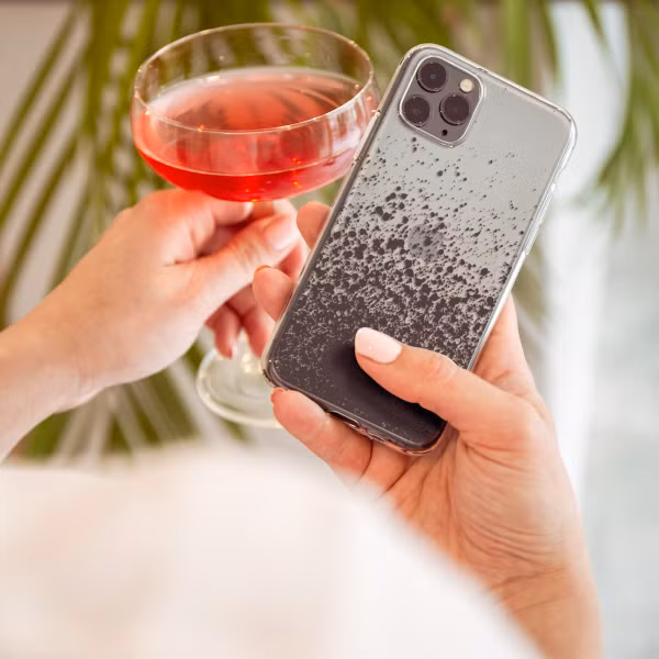 imoshion Design hoesje Apple iPhone Xr - Splatter Black