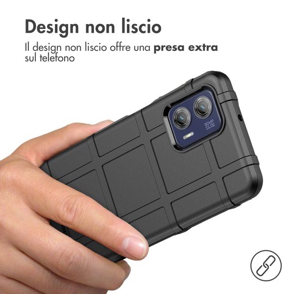 imoshion Rugged Shield Backcover Motorola Moto G73 - Zwart