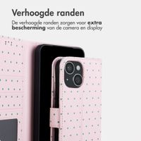 imoshion Design Bookcase Apple iPhone 15 - Happy Dots