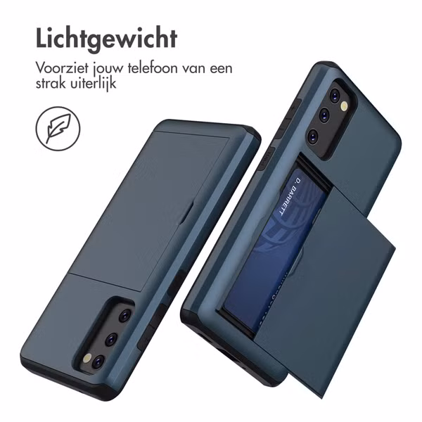 imoshion Backcover met pasjeshouder Samsung Galaxy S20 FE - Donkerblauw