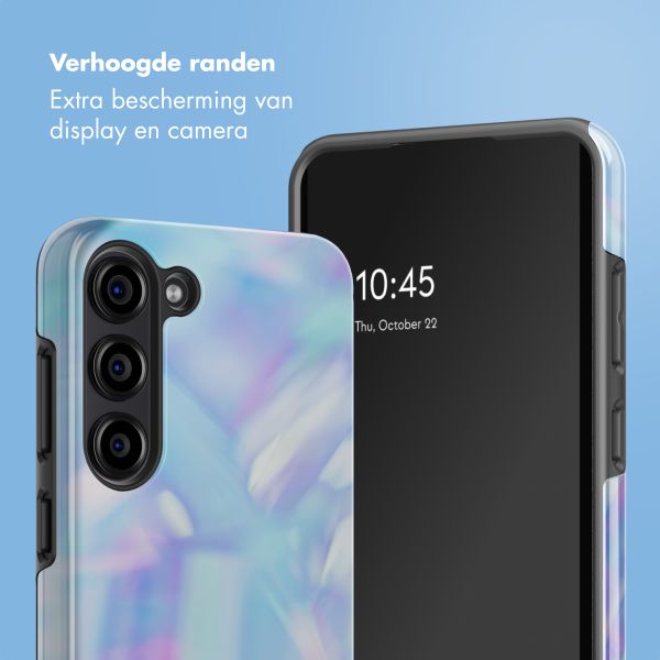 Selencia Vivid Backcover Samsung Galaxy S23 - Holographic Blue Dream