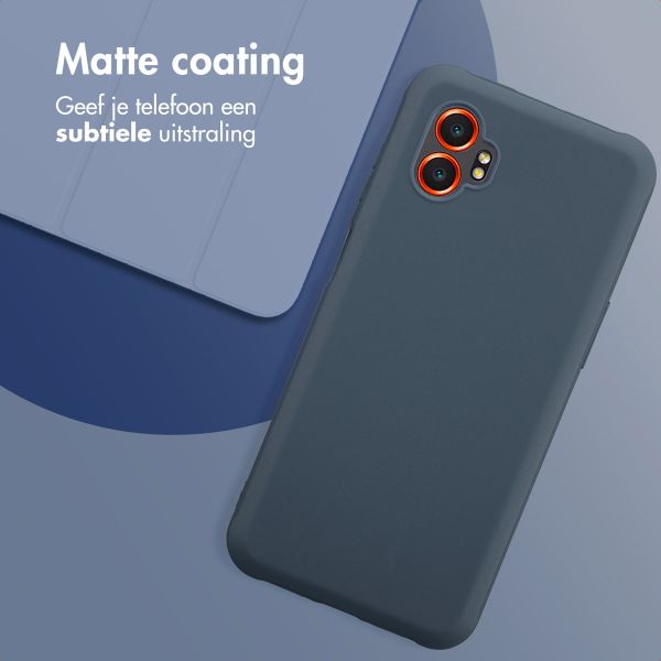 imoshion Color Backcover Samsung Galaxy Xcover 7 Pro - Donkerblauw