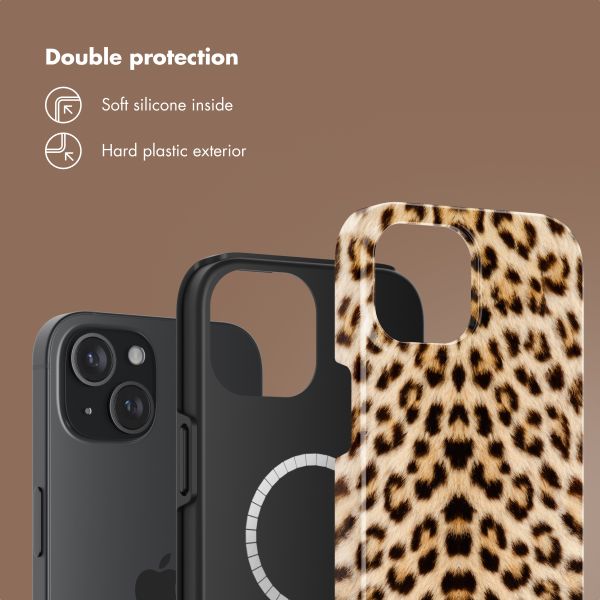 Selencia Vivid Back Cover with MagSafe Apple iPhone 15 - Wild Leo