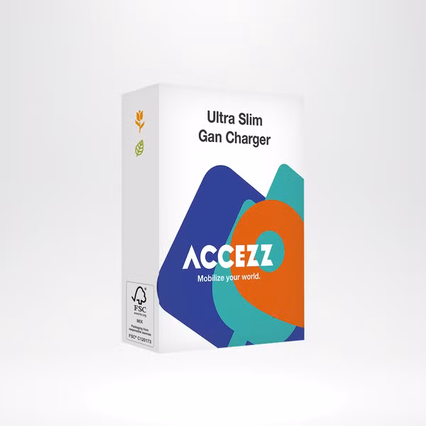 Accezz Ultra Slim GaN Oplader - USB-C + USB-A - 45W - Wit - Google Pixel 7 Pro