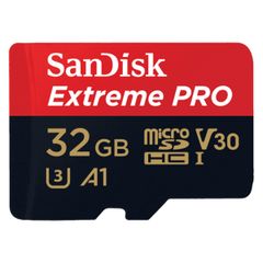 SanDisk microSD Extreme PRO - 32GB - Inclusief SD adapter en RescuePro Deluxe - UHS-I/U3/Full HD/4K UHD