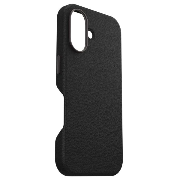 OtterBox Symmetry Cactus leren Backcover iPhone 16 - Noir Ash