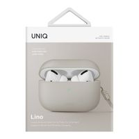 Uniq Lino Hybrid Liquid Silicone Case Apple AirPods Pro 2 - Beige Ivory