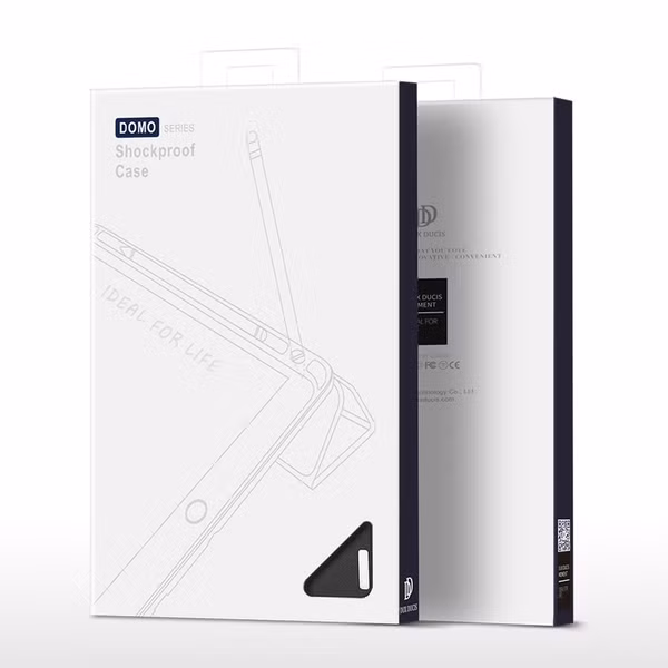 Dux Ducis Domo Bookcase Apple iPad Pro 12.9 (2022) / Pro 12.9 (2021) / Pro 12.9 (2020) - Zwart