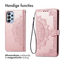 imoshion Mandala Bookcase Samsung Galaxy A23 (5G) - Rosé Goud