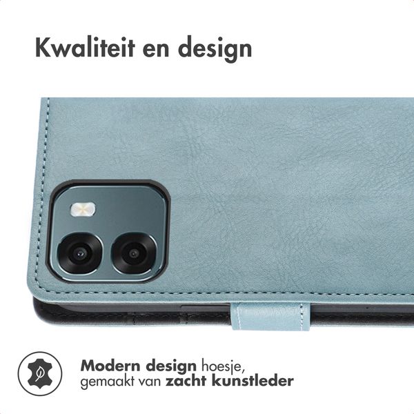 imoshion Luxe Bookcase Oppo A6 (5G) - Lichtblauw