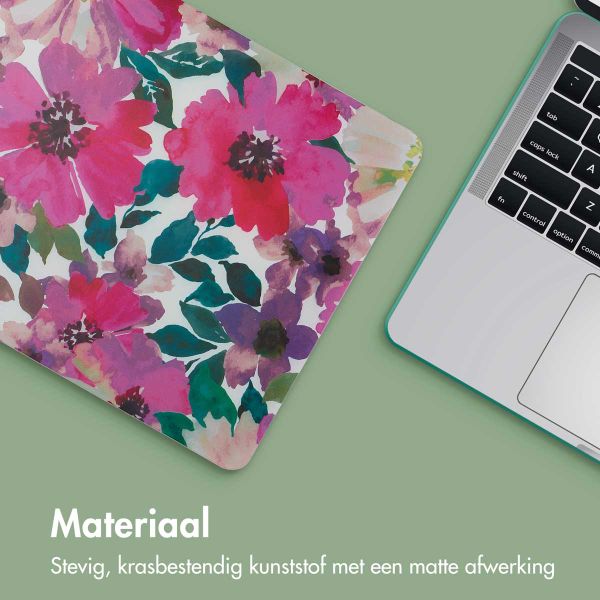 imoshion Design Laptop Cover Apple MacBook Air 15 inch (2023 / 2024 M3 / 2025 M4 / 2026 M5) - Floral Water Color
