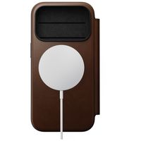 Nomad Modern Leather Folio Bookcase Apple iPhone 18 Pro / 17 Pro - Brown