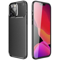 imoshion Carbon Softcase Backcover iPhone 14 Pro - Zwart