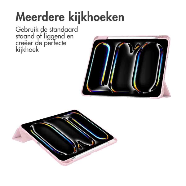 imoshion Trifold Hardcase Bookcase Apple iPad Pro 13 (2025) M5 / (2024) M4 - Roze