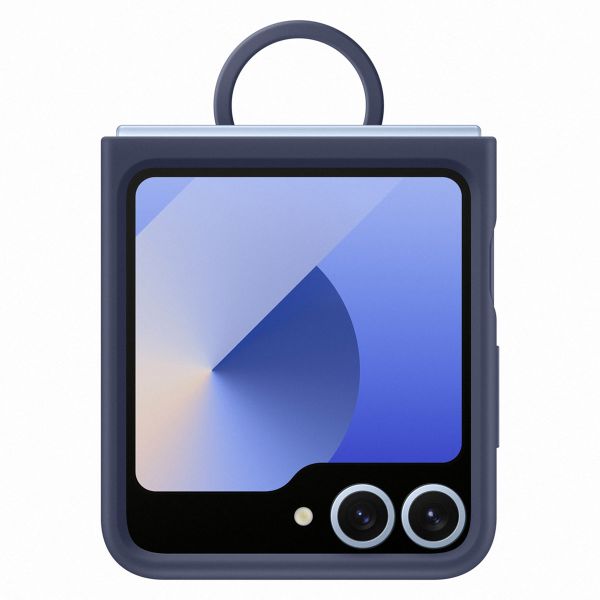 Samsung Originele Silicone Cover Ring Samsung Galaxy Z Flip 6 / Flip 7 FE - Navy