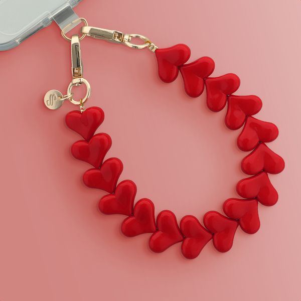 Selencia Lova Hartjes Polskoord - Red