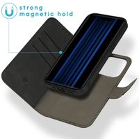 imoshion Uitneembare 2-in-1 Luxe Bookcase Apple iPhone 15 Pro - Zwart