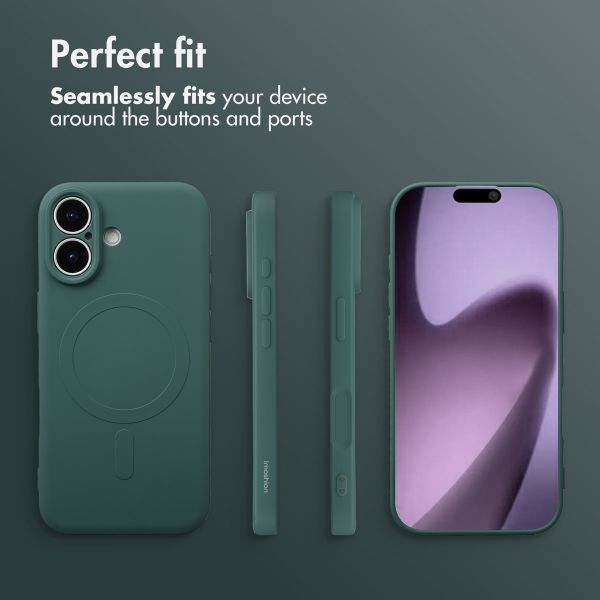 imoshion Colour Back Cover with MagSafe Apple iPhone 17 - Dark Green