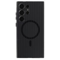 Accezz Lite Backcover met MagSafe | Fluted | Samsung Galaxy S24 Ultra - Zwart