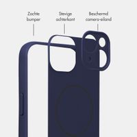 Accezz Grip Backcover met MagSafe Apple iPhone 14 - Donkerblauw