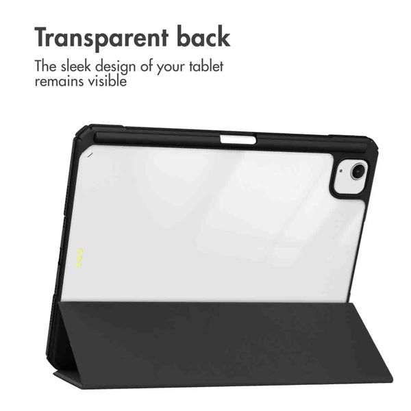 imoshion Trifold Hard Case Book Cover Apple iPad Air 13 inch (2026) M4 / (2025) M3 / (2024) M2 - Black