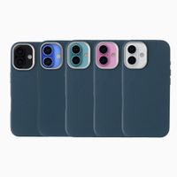 Accezz Mesh Backcover met MagSafe Apple iPhone 16 - Donkerblauw