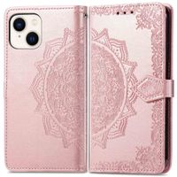 imoshion Mandala Bookcase iPhone 14 - Rosé Goud